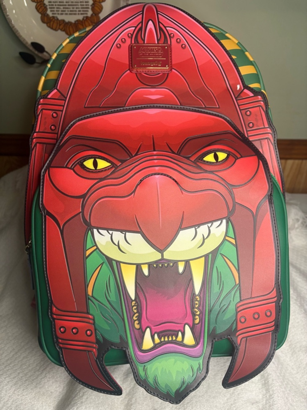 Loungefly Masters of the Universe Battle Cat Full-Size Cosplay Backpack